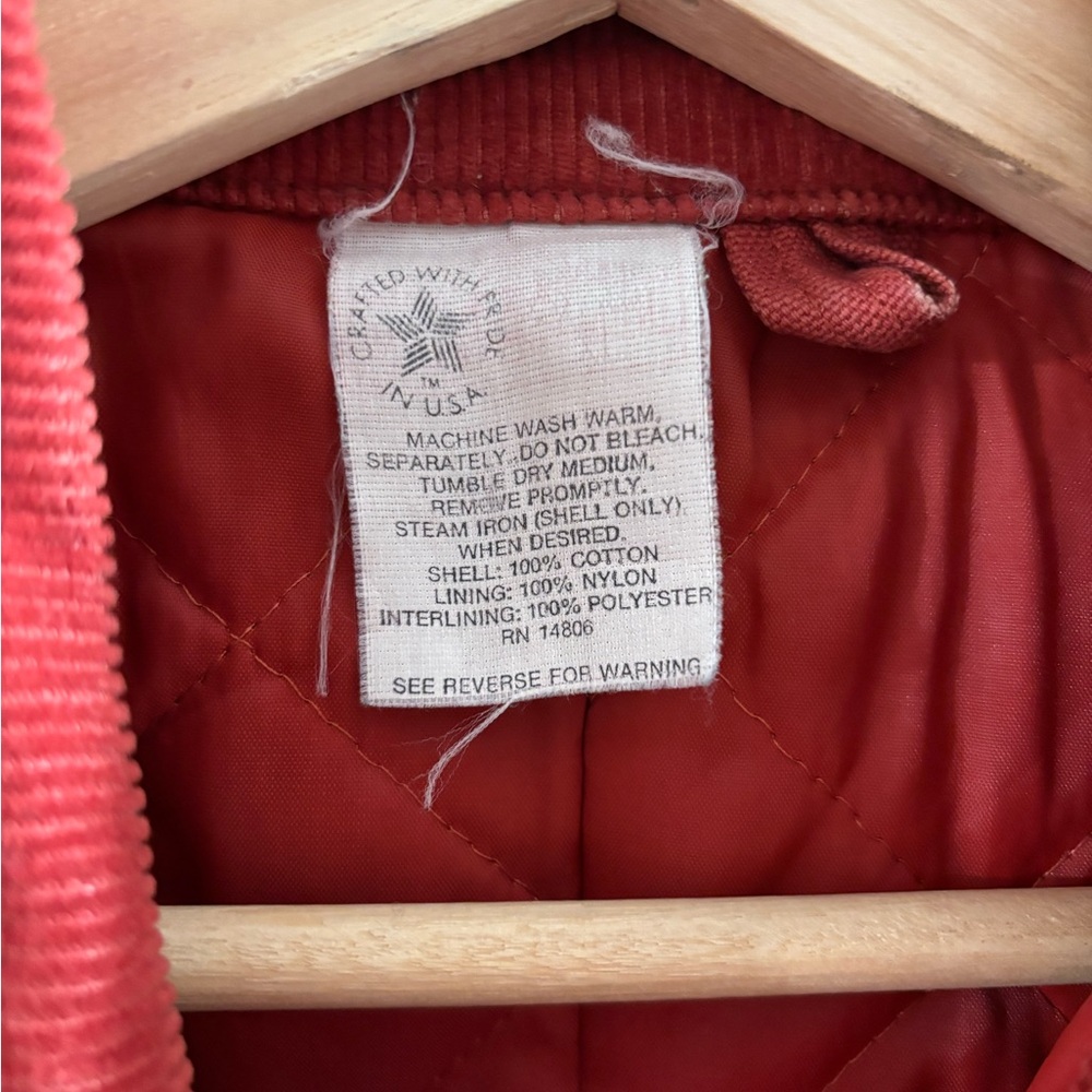 Rare vintage Carhartt chore coat Men's Brick Red Utility Jacket great condition - Picture 6 of 8